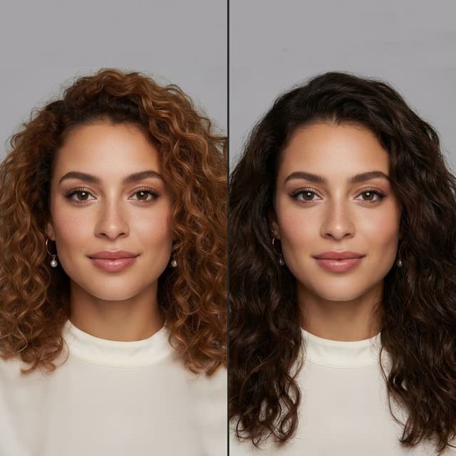 Hair Makeover Effect