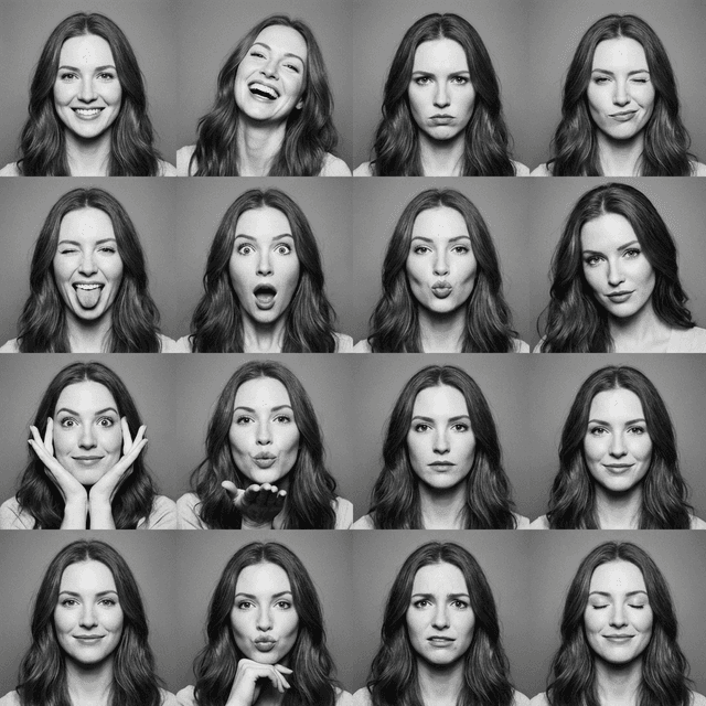 Black & White Portrait Grid