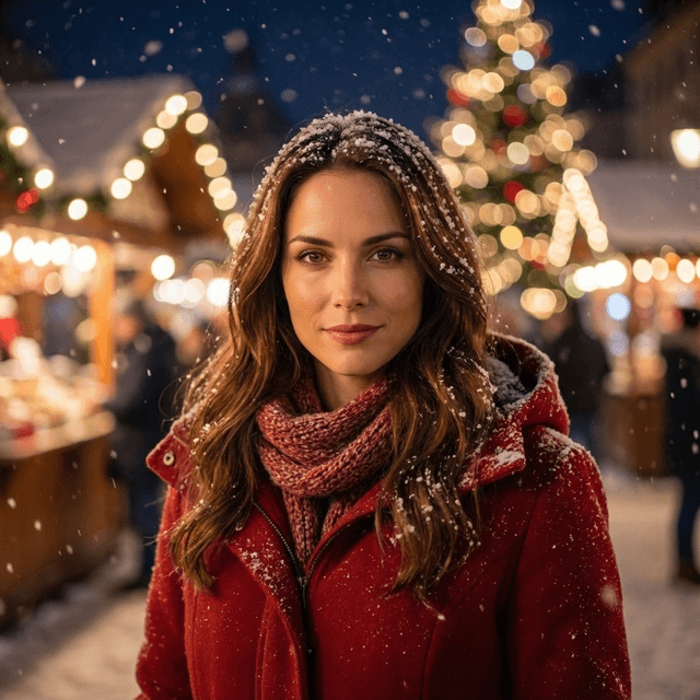 Christmas Market Portrait
