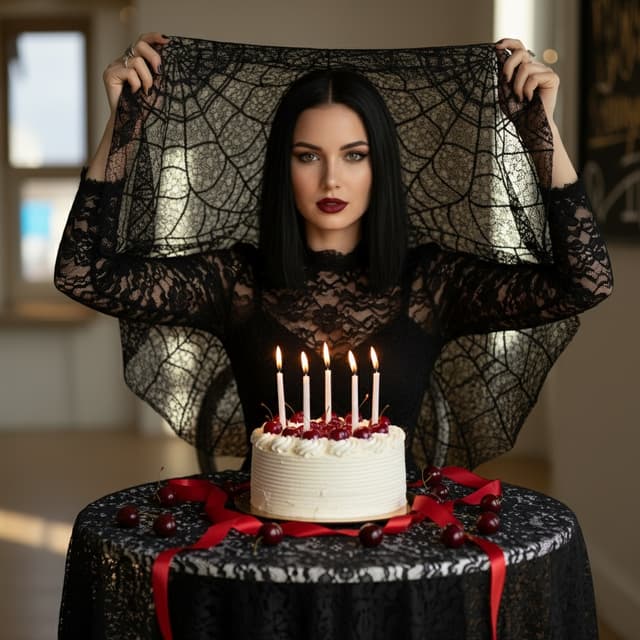 Halloween Gothic Birthday Portrait