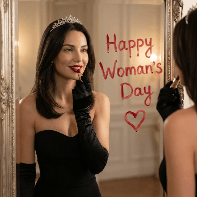 Happy Woman's Day Effect