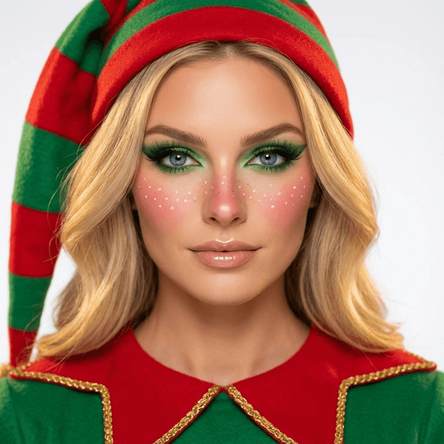 Christmas Elf Makeup Effect