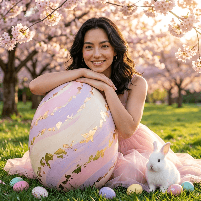 Easter Garden Pose