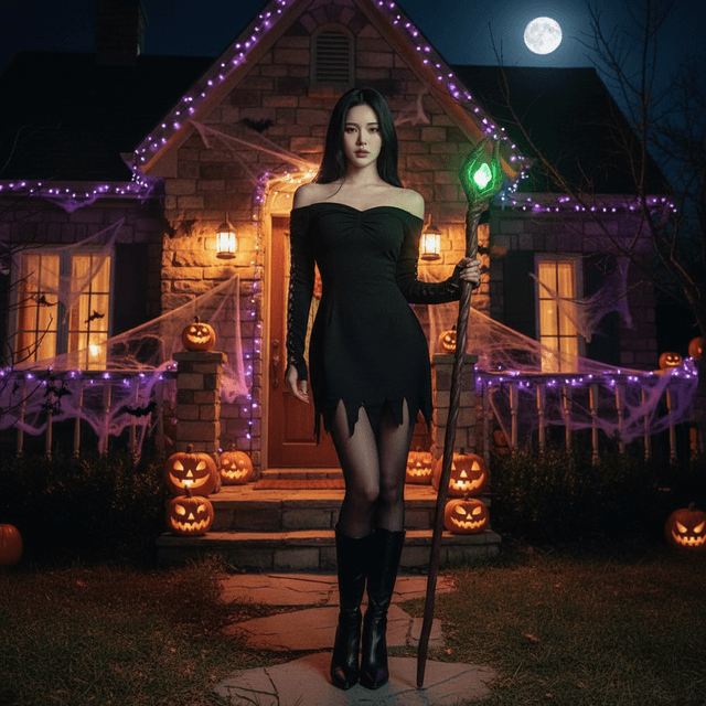 Halloween Witch Portrait