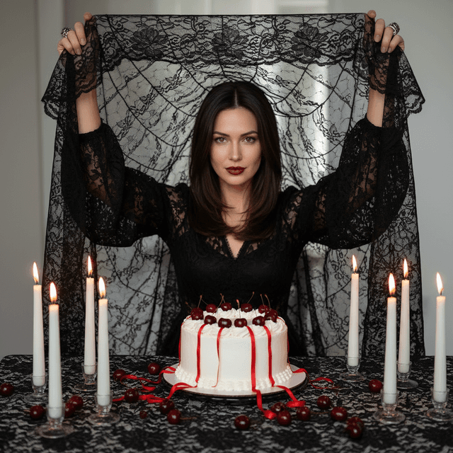 Halloween Gothic Birthday Portrait