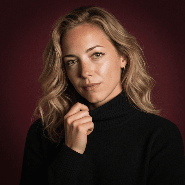 Red Studio Portrait 2