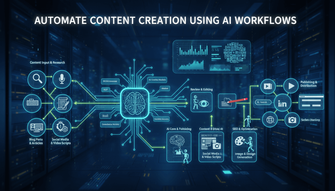 How to Automate Content Creation Using AI Workflows