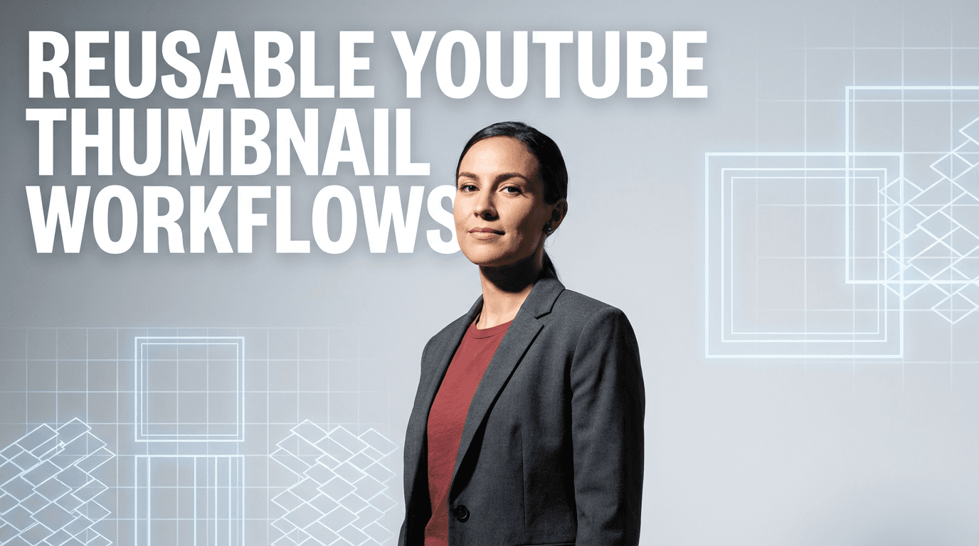 How to Build a Reusable YouTube Thumbnail Workflow with AI