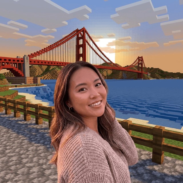 Pixel Block Background Effect