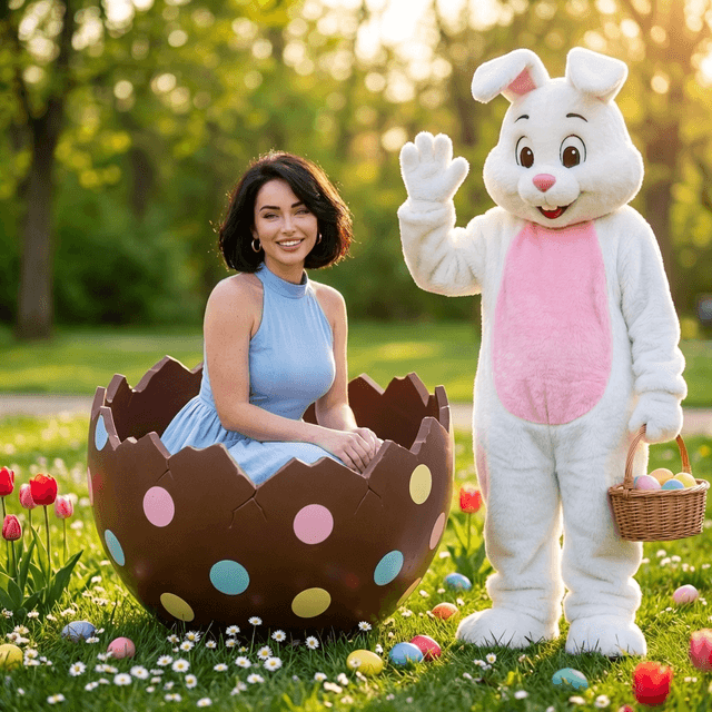 Easter Egg Crack Pose