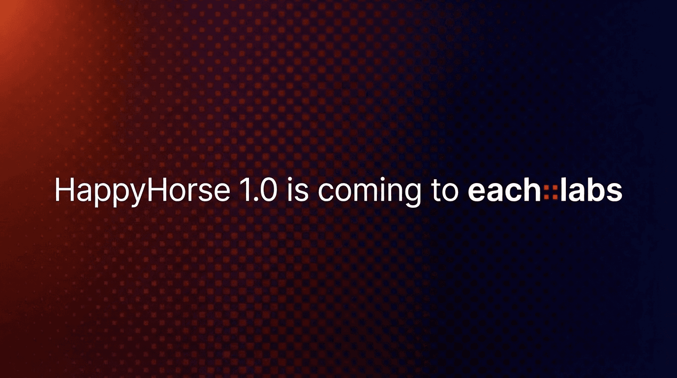 HappyHorse 1.0 Preview